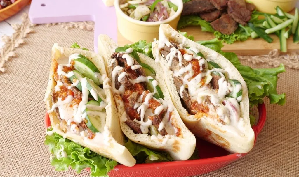 Beef Kabab Shawarma