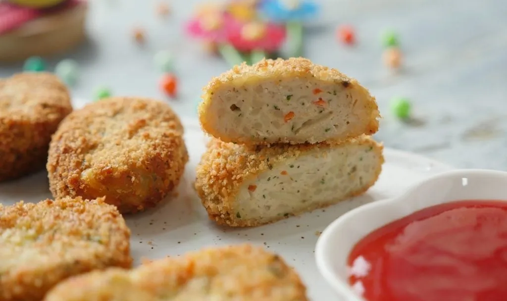 Chicken and Vegetable Noodle Nuggets
